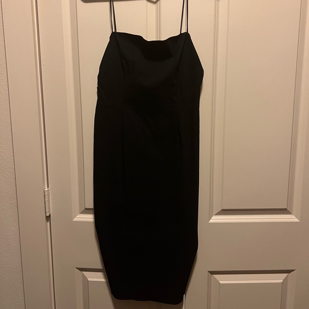 Black midi bodycon dress - Picture 3 of 8